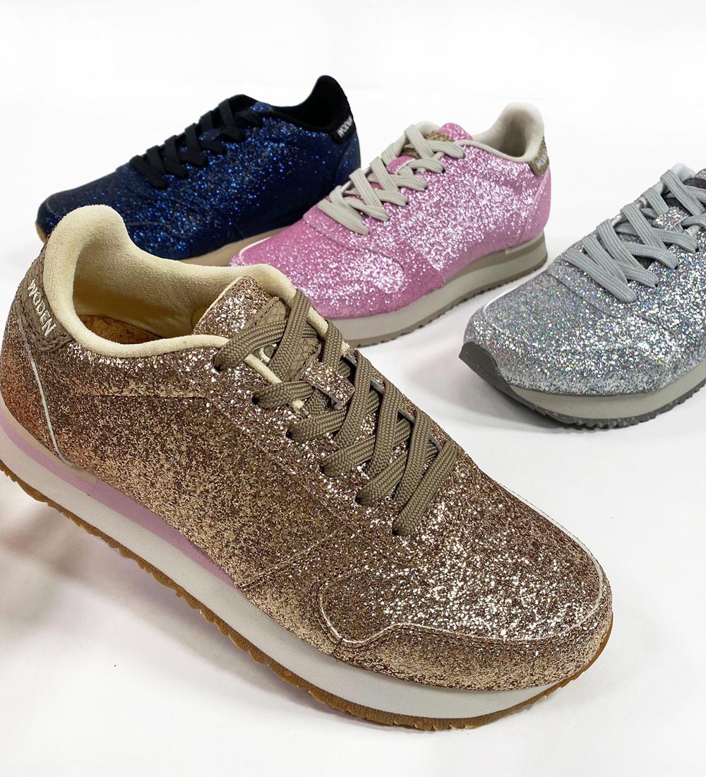 Woden Shoe - Ydun Icon Glitter - Navy Multi