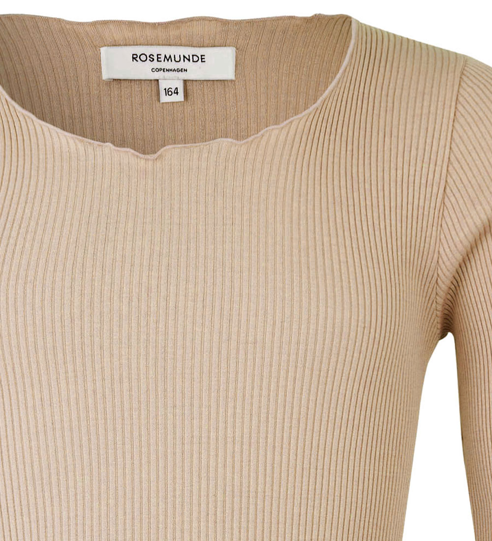 Rosemunde Blouse - Silk/Cotton - Sand