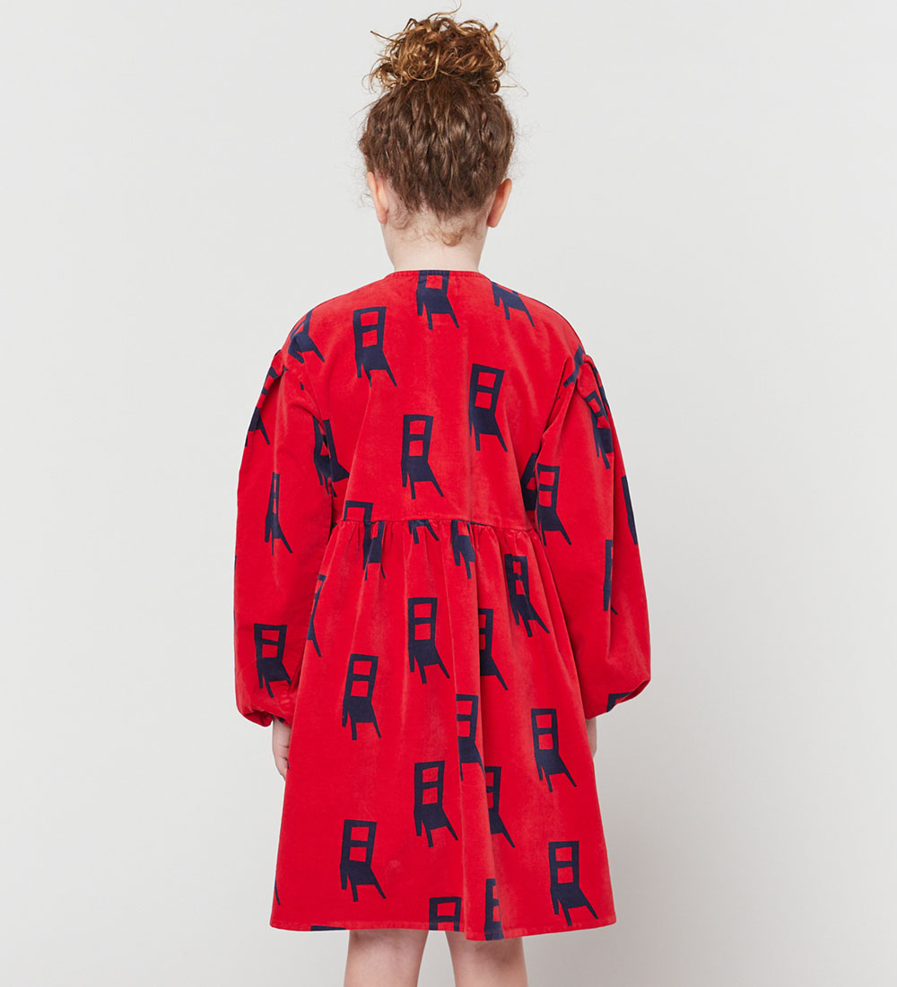 Bobo Choses Dress - Velvet - Have A Seat - Red