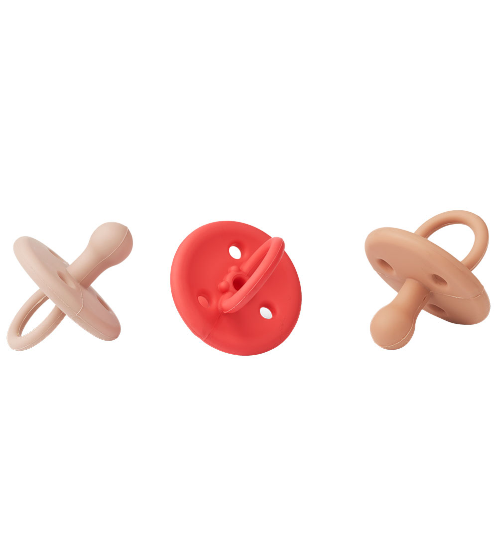 Liewood Dummies - Silicone - 3-Pack - Size 1 - Paula - Apple Red
