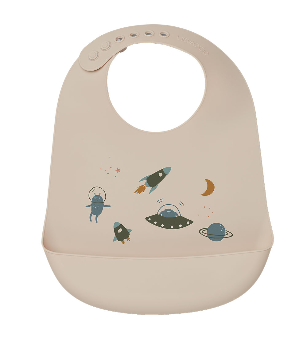 Liewood Bibs - Silicone - 2-Pack - Tilda - Space Multi Mix