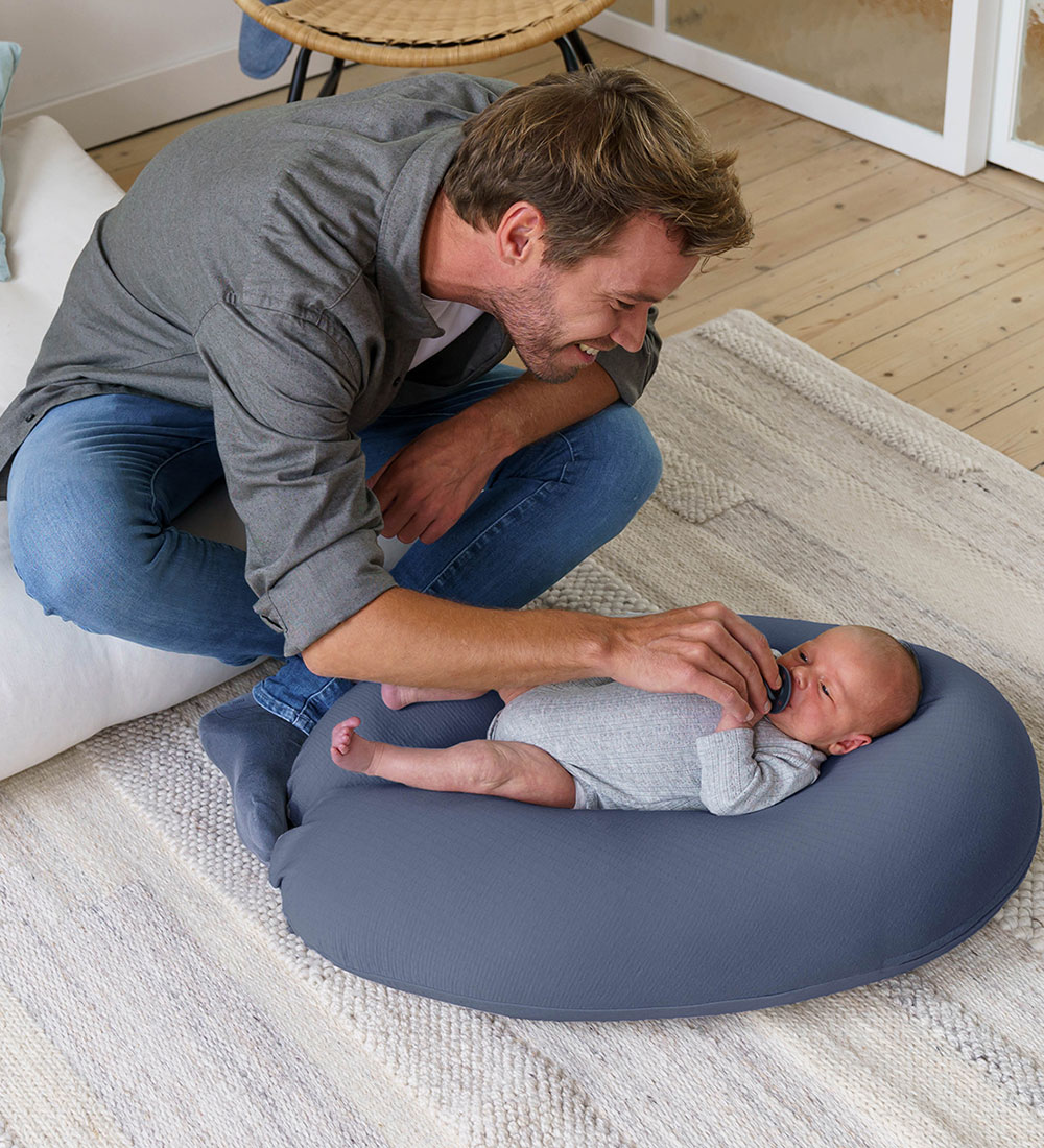 Doomoo Pregnancy/Nursing Pillow - 180 cm - Buddy - Tetra Blue