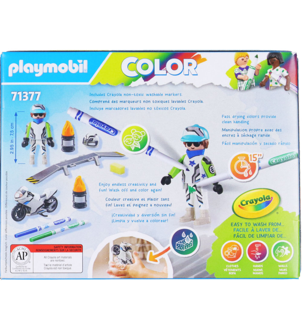Playmobil Color - Motorcycle - 71377 - 18 Parts