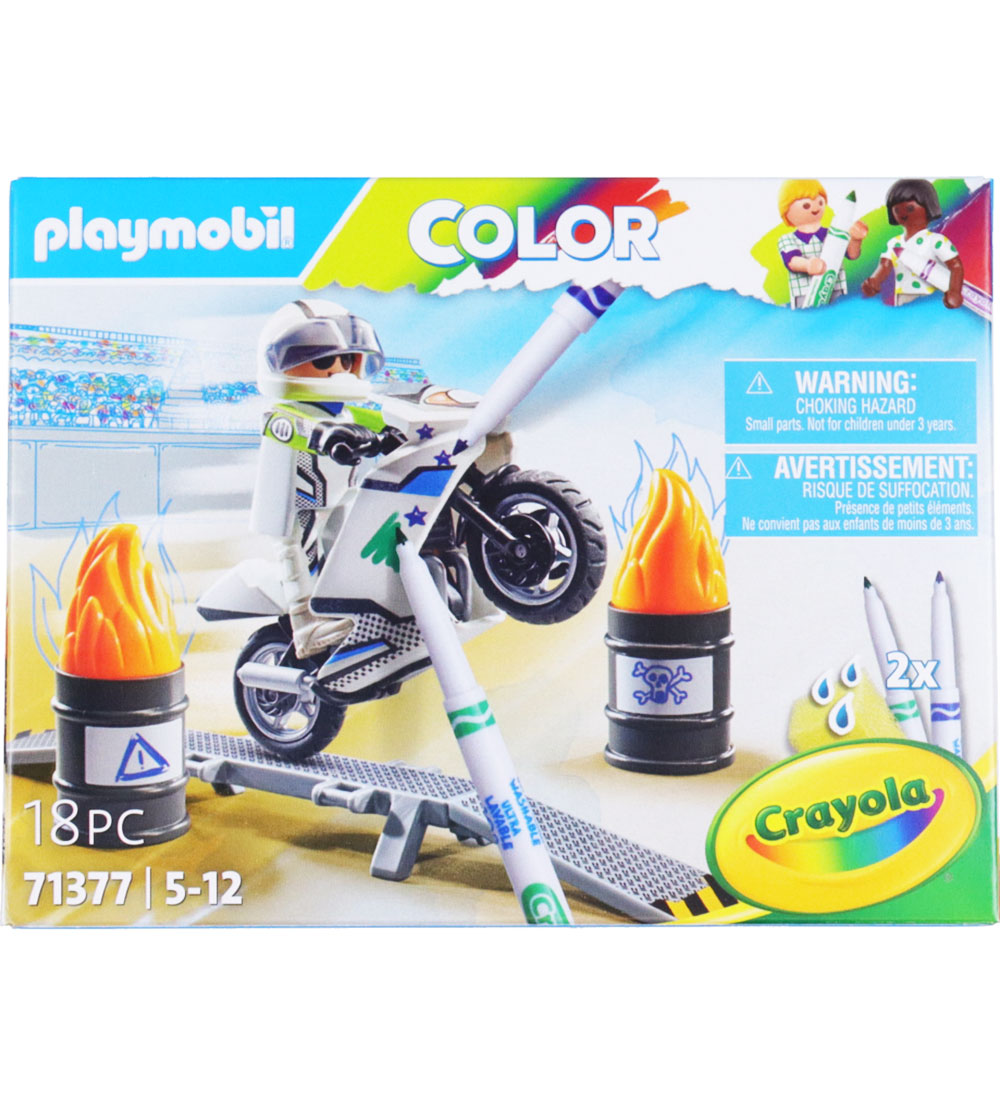 Playmobil Color - Motorcycle - 71377 - 18 Parts