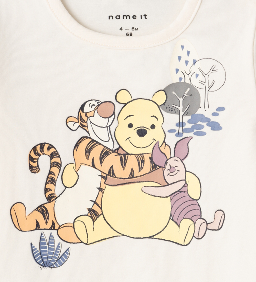 Name It Bodysuit l/s - Winnie The Pooh - NbmDreni - Jet Stream w