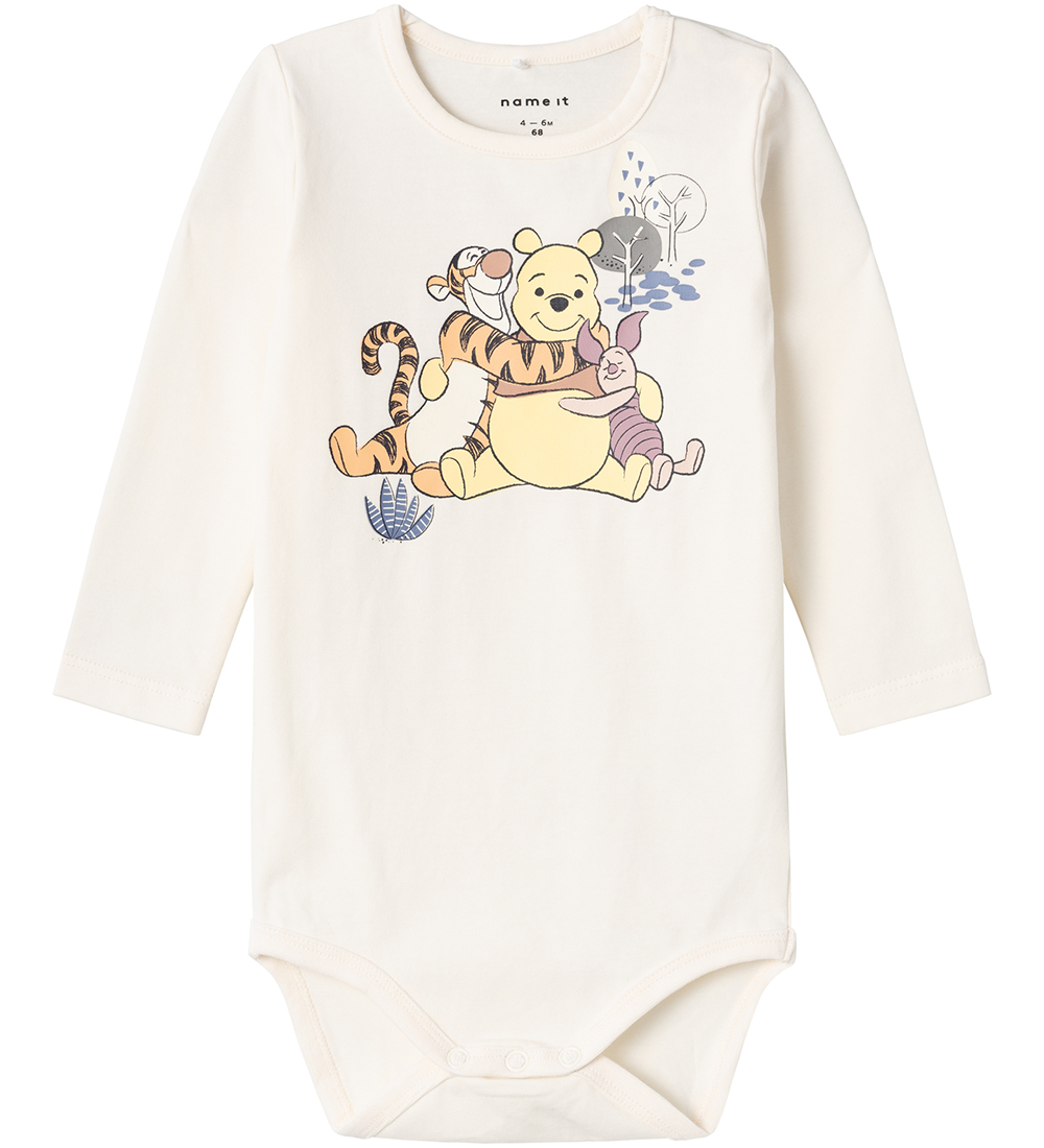 Name It Bodysuit l/s - Winnie The Pooh - NbmDreni - Jet Stream w