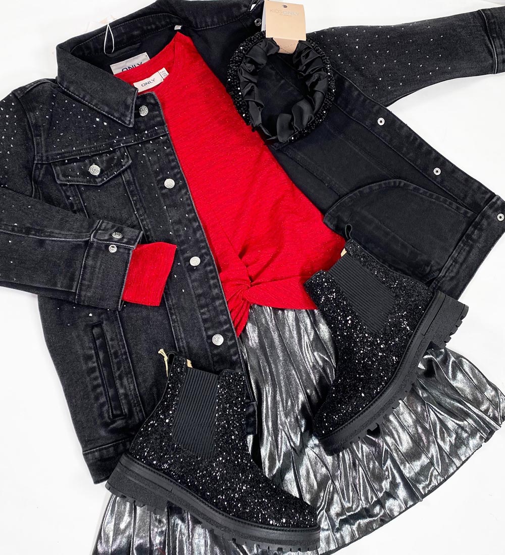 Kids Only Blouse - KogRoma - Lychee w. Glitter