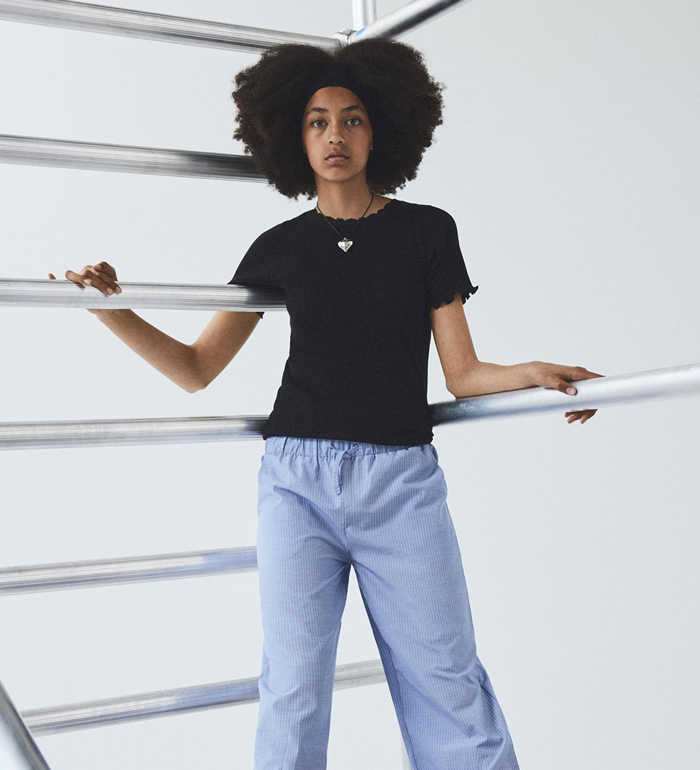 LMTD T-shirt - Rib - NlfHeminin - Black
