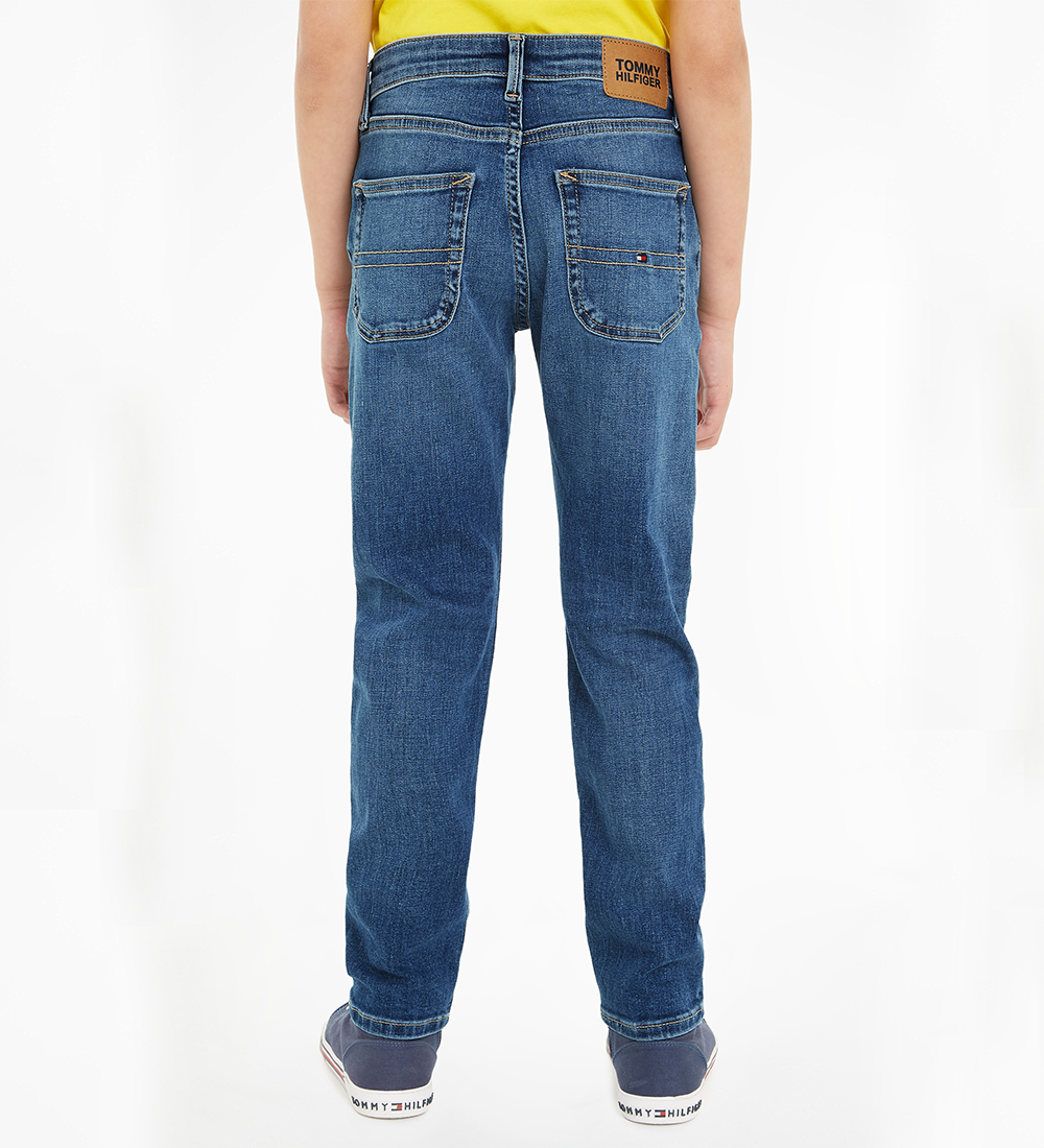 Tommy Hilfiger Farkut - Moderni Straight - Denim Malediivit