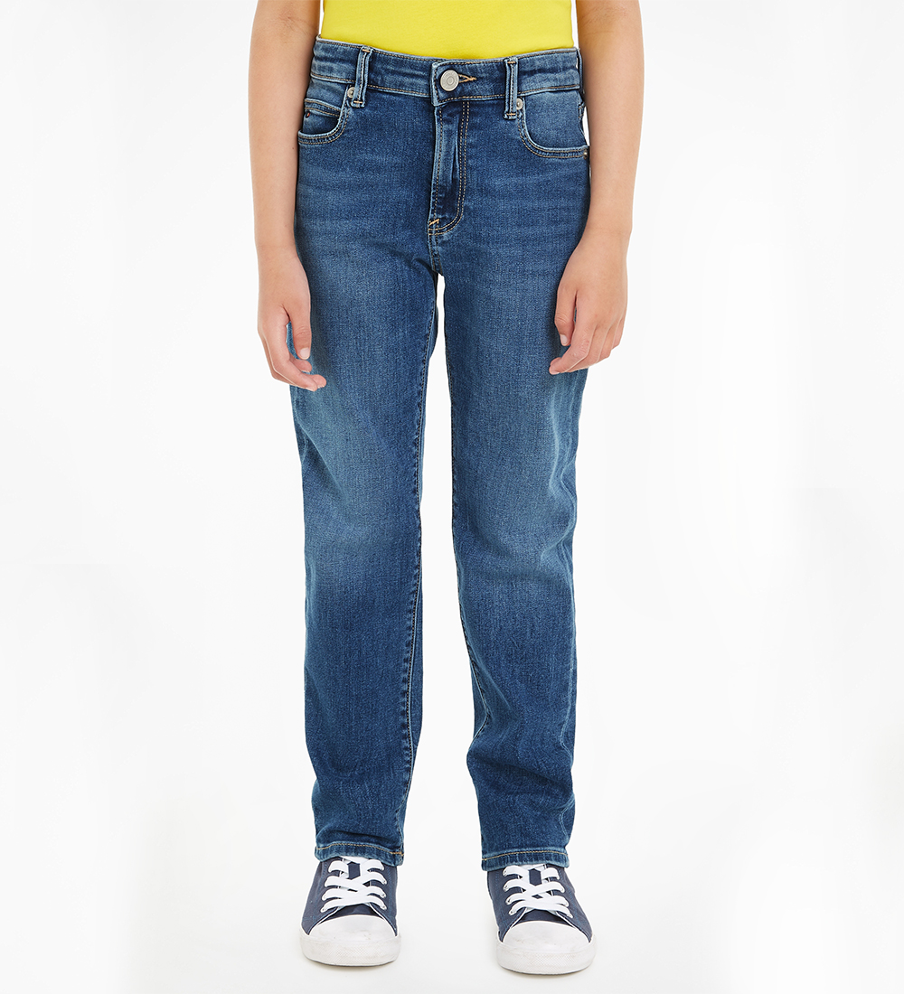 Tommy Hilfiger Farkut - Moderni Straight - Denim Malediivit