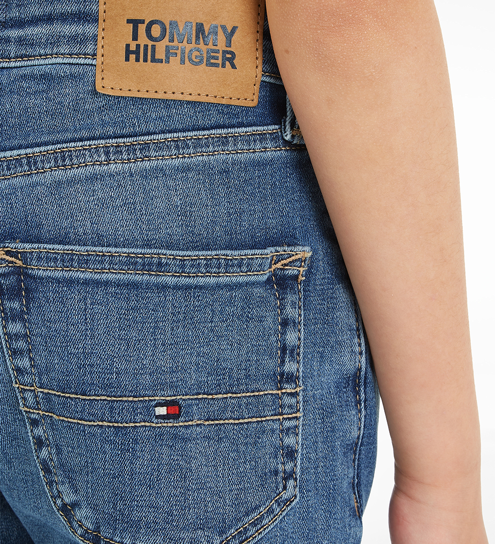 Tommy Hilfiger Farkut - Moderni Straight - Denim Malediivit