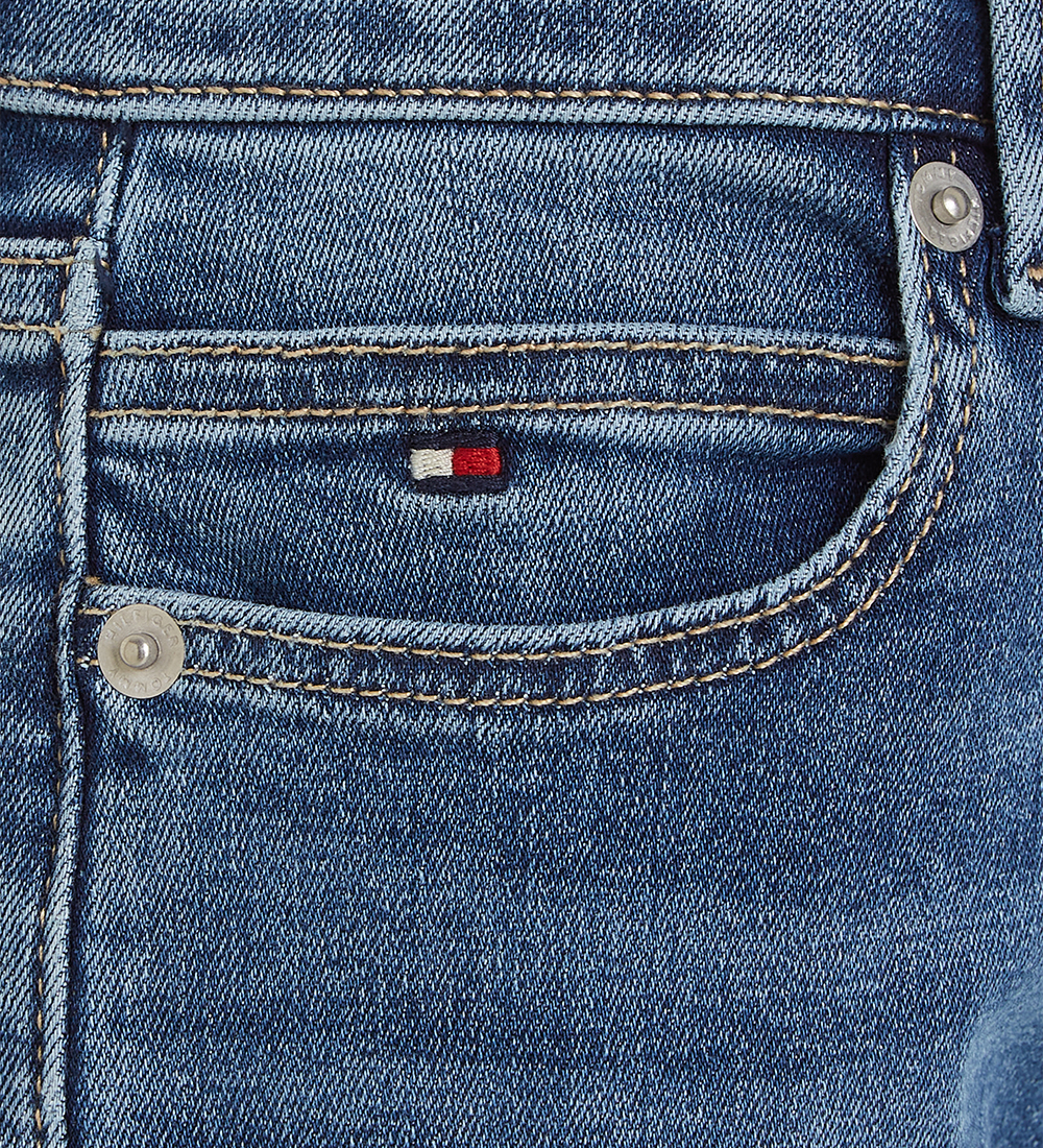 Tommy Hilfiger Farkut - Moderni Straight - Denim Malediivit