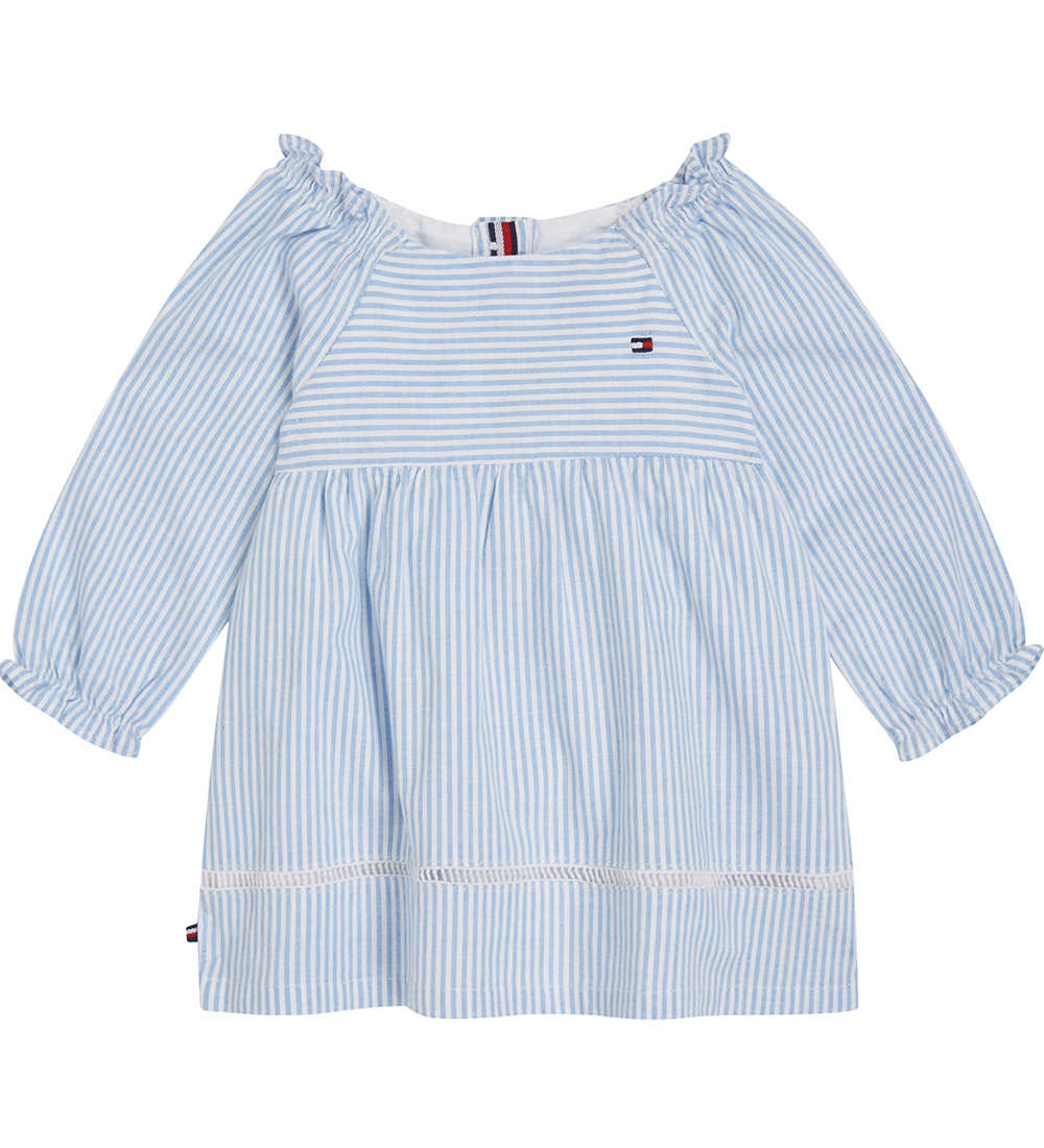Tommy Hilfiger Jurk - Ithaca - Copenhagen Blue/Wit Gestreept