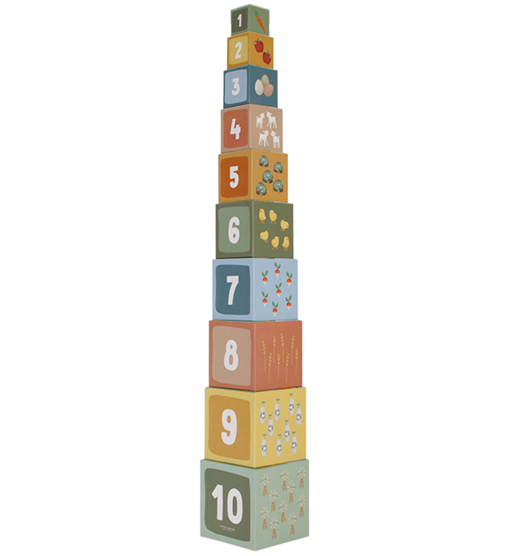 Little Dutch Stacking Tower - 10 Parts - Little Farm