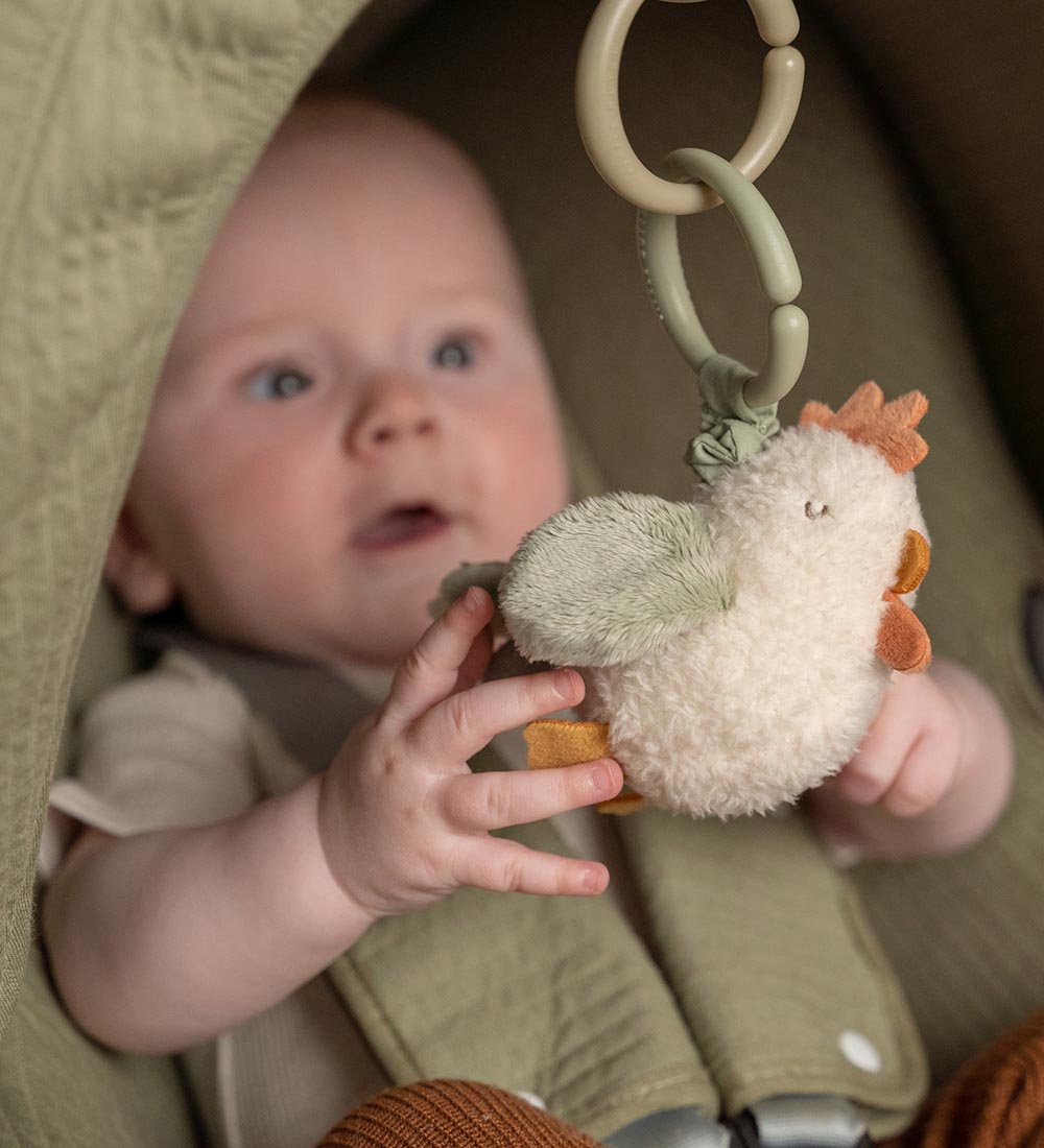 Little Dutch Clip Toy - Pull Duck Shake Chicken - Little Farm