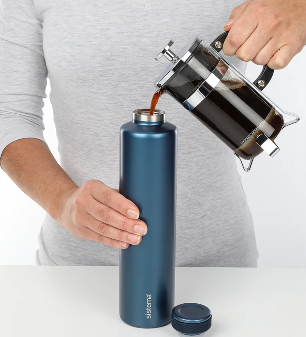 Sistema Thermofles - Roestvrij Steel - 600 ml - Blauw