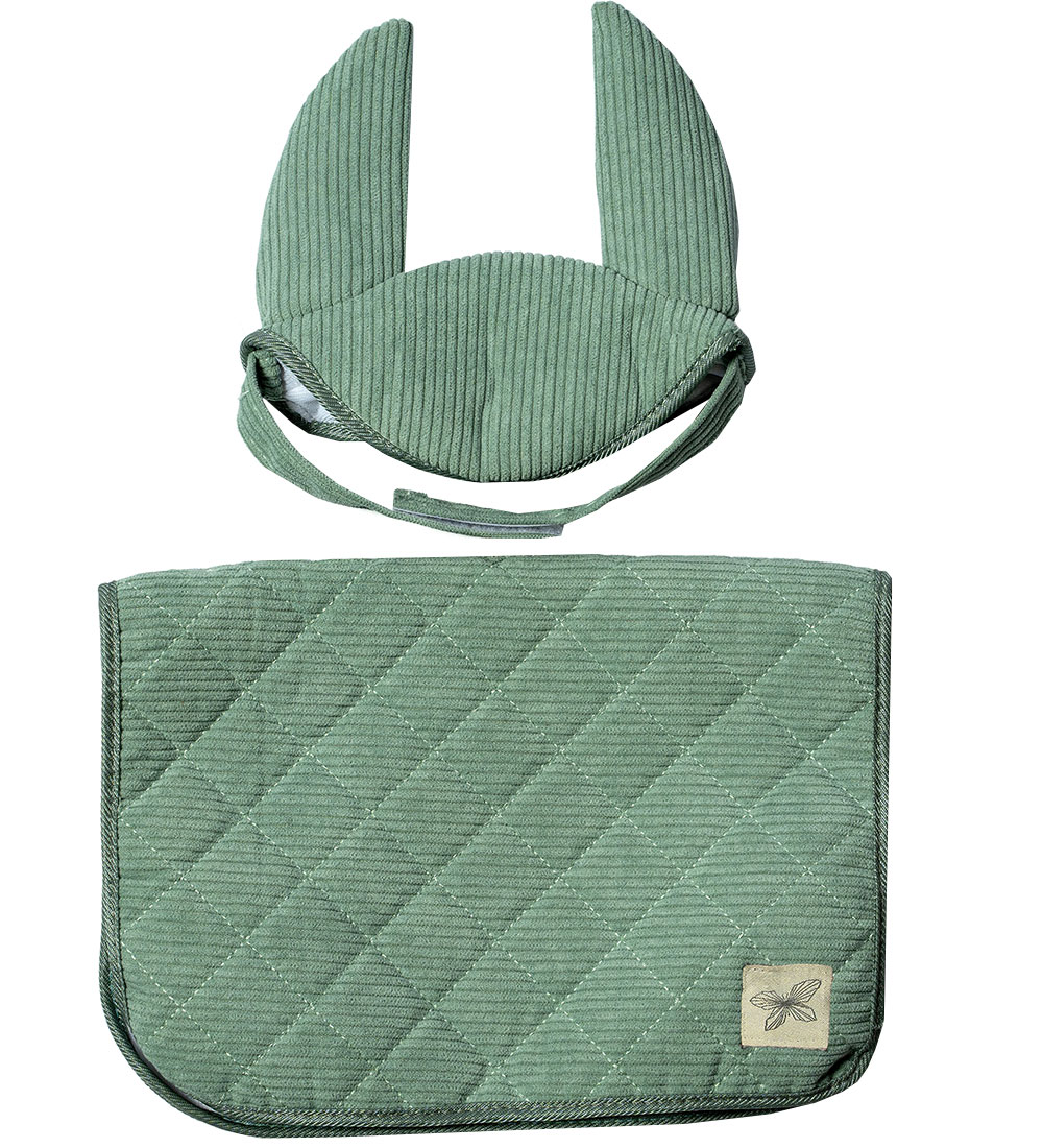 by ASTRUP Saddle pad and hut for pack horses - Corduroy - Green