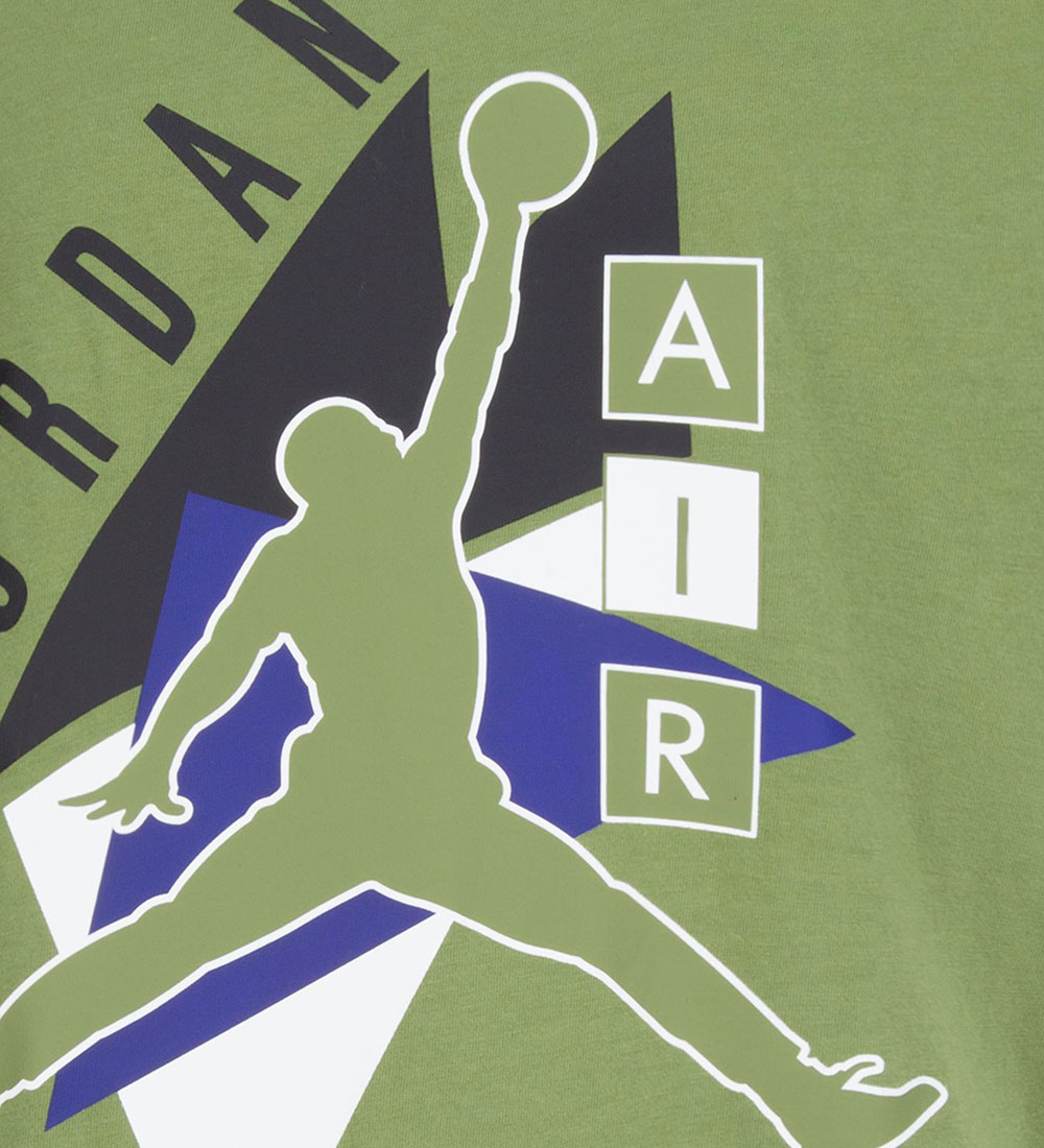 Jordan T-shirt - Air Diamonds - Olive w. Print