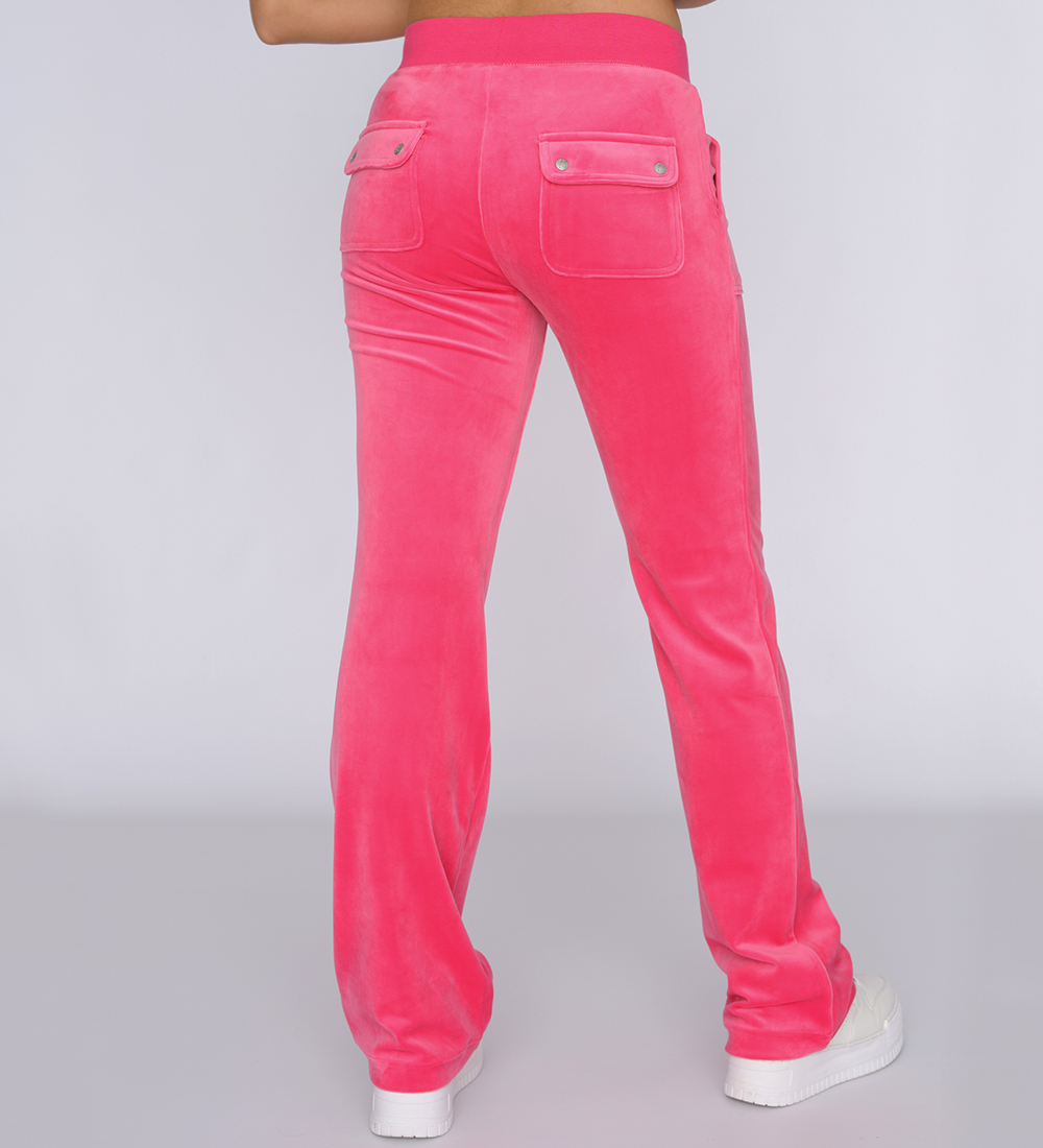 Juicy Couture Velourbyxor - Nostalgi Rosa
