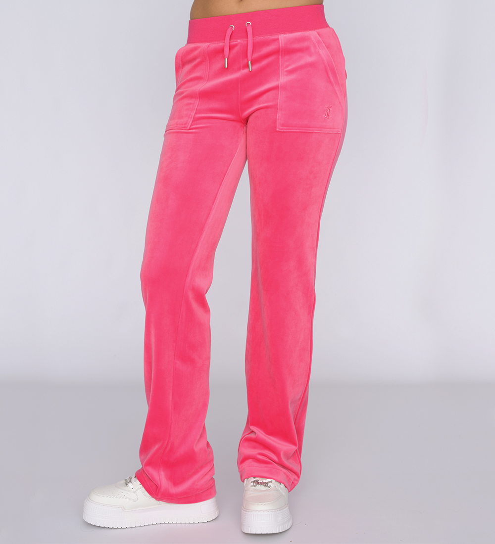 Juicy Couture Velourbyxor - Nostalgi Rosa