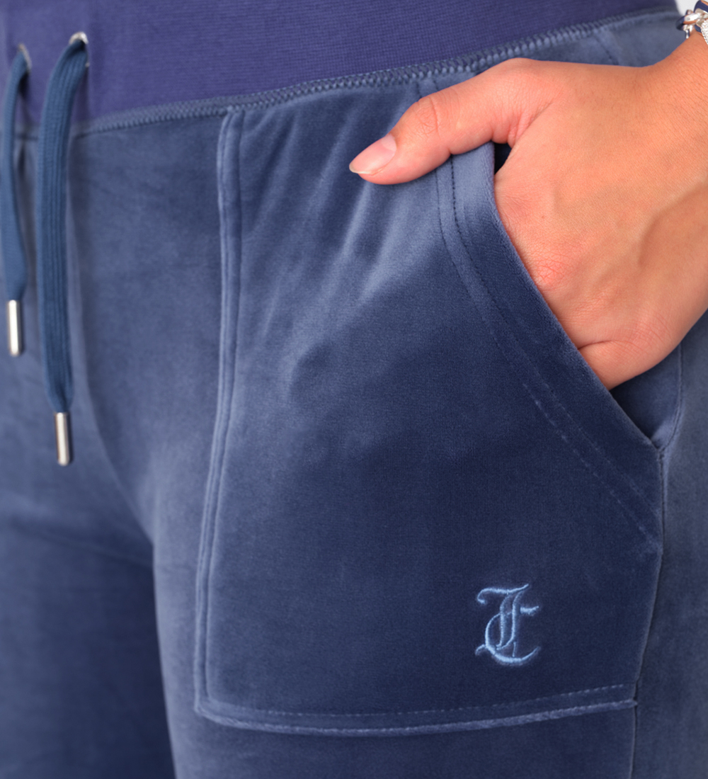 Survêtement en velours Juicy Couture - Blue Profondeurs