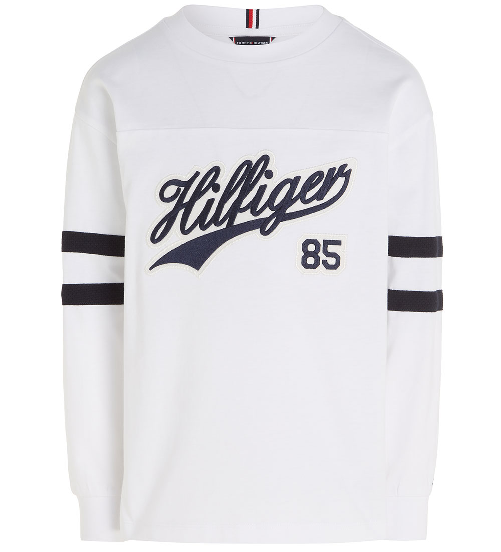 Tommy Hilfiger Pusero - Hilfiger Script - White