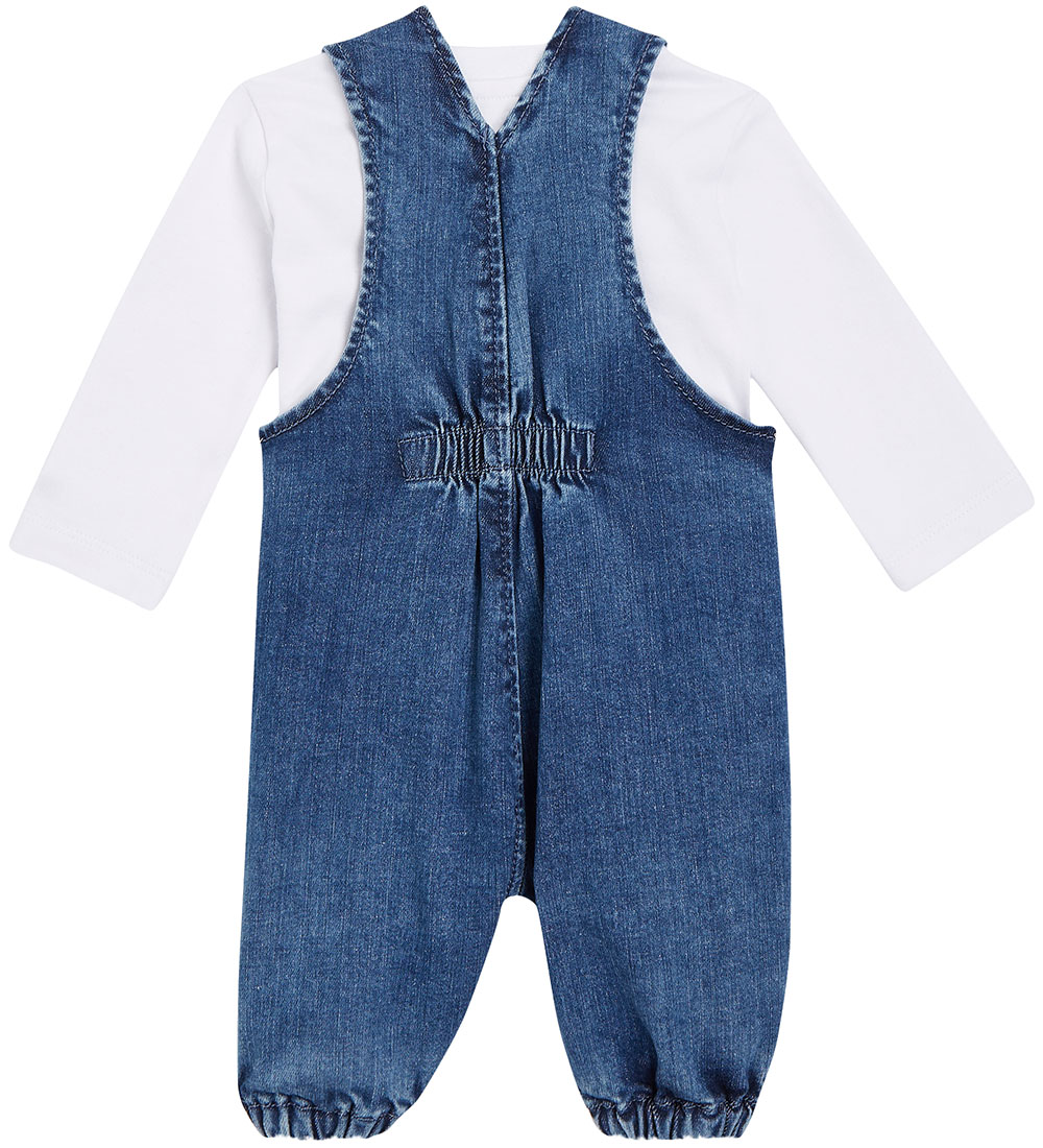 Tommy Hilfiger Set - Blouse/Overalls - Baby Denim Dungaree - The