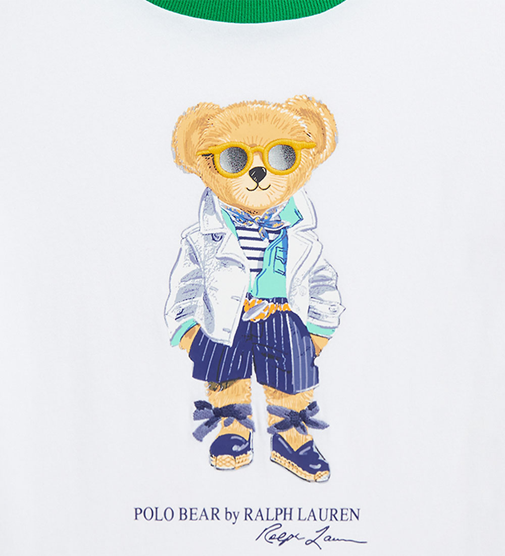 Polo Ralph Lauren T-shirt - White w. Soft Toy
