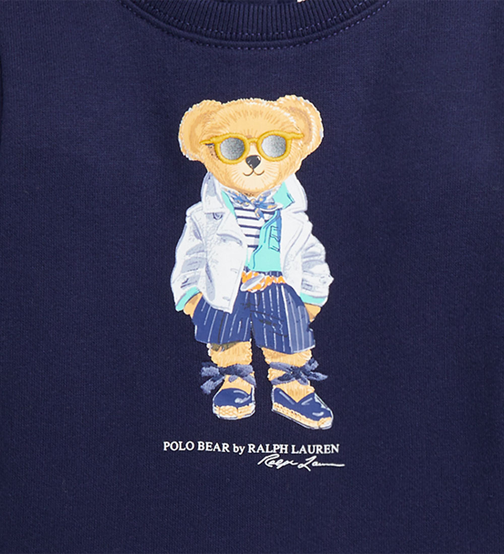 Polo Ralph Lauren Dress - Navy w. Soft Toy
