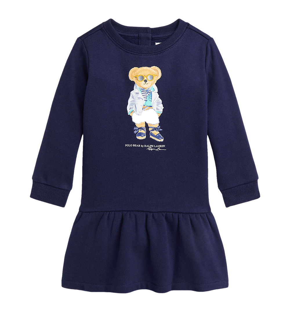 Polo Ralph Lauren Dress - Navy w. Soft Toy