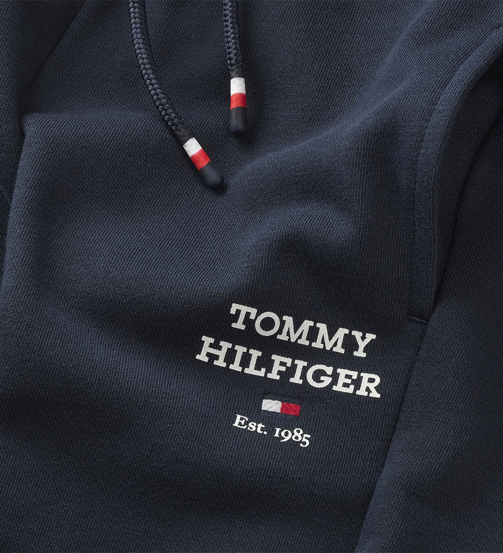 Tommy Hilfiger Joggingbroek - TH Logo - Desert Wolk