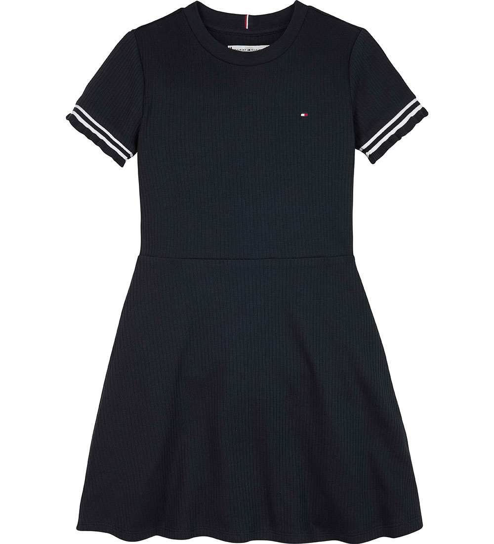Robe Tommy Hilfiger - Ruffle Rib - Desert Sky