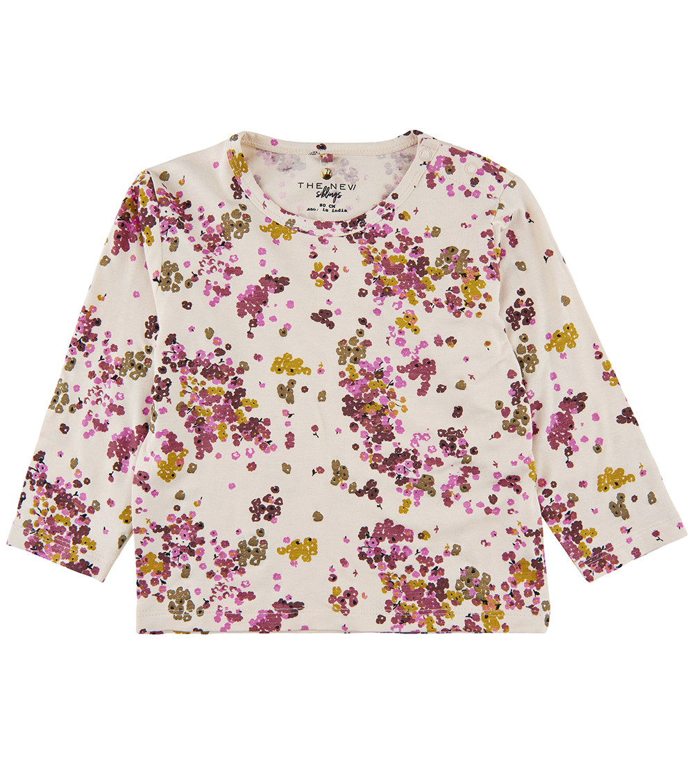 Siblings Blouse The New - TnsHerle - White Swan av. Fleurs