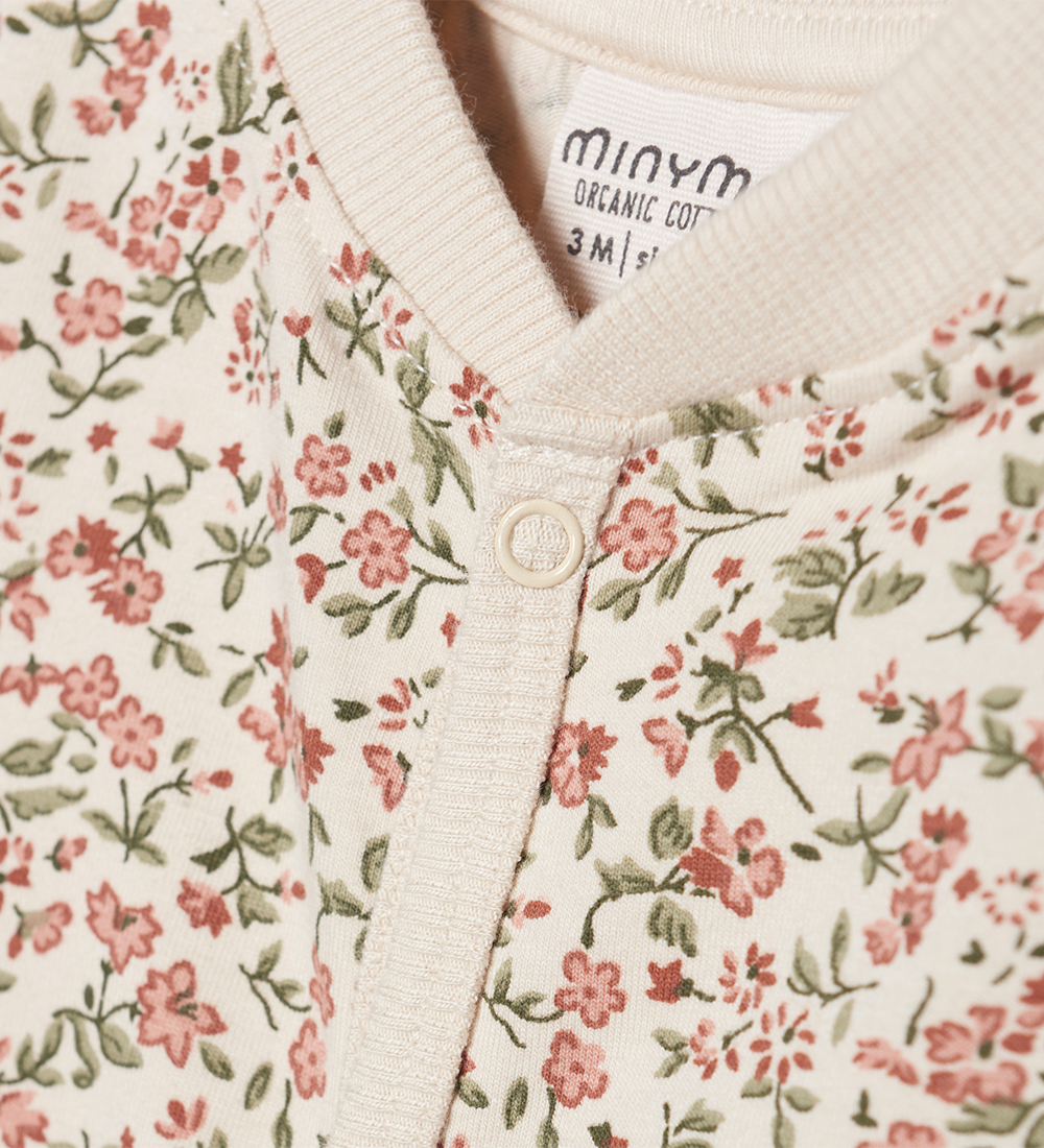 Minymo Schlafanzug - Sandschale m. Blumen
