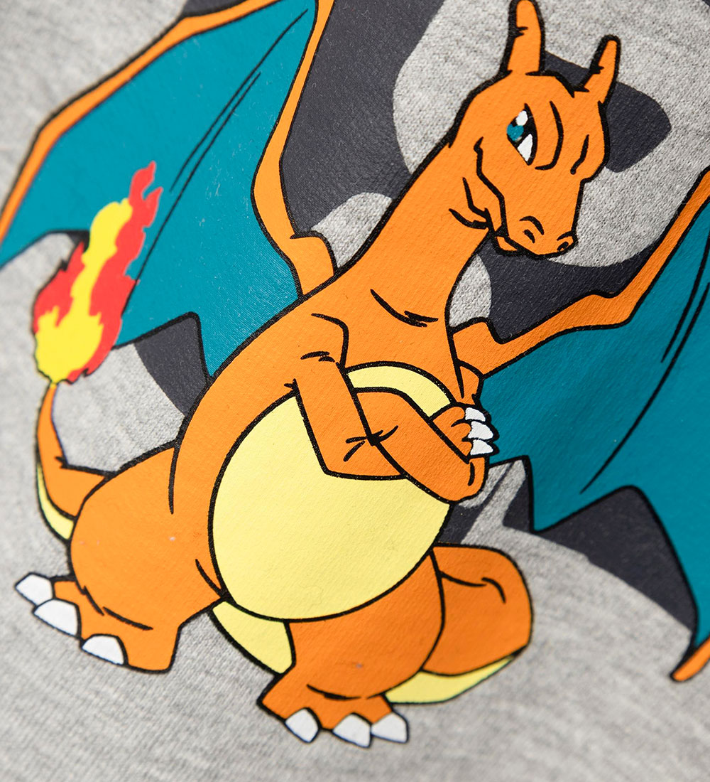 Name It Hoodie - NkmOtt Pokémon - Grey Melange