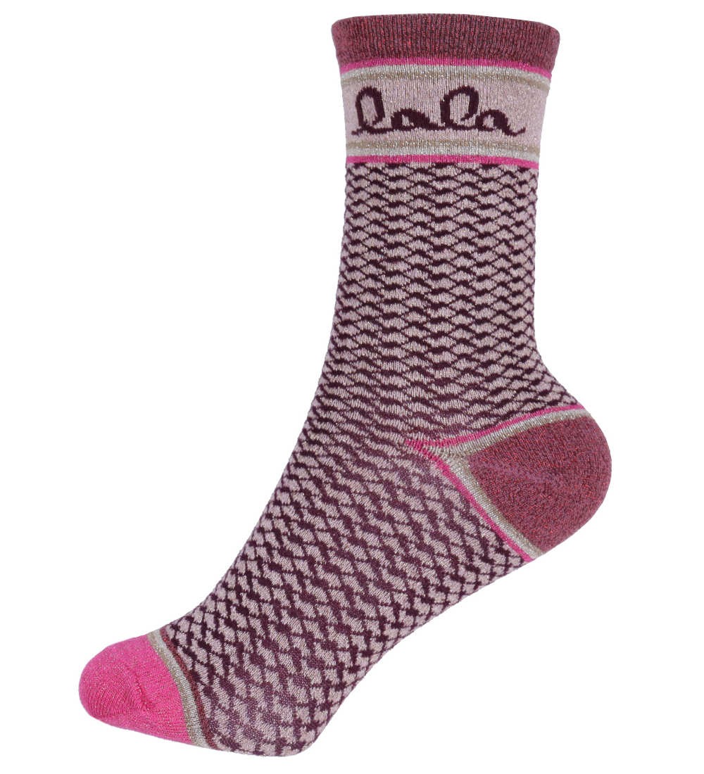 Lala Berlin Socken - Silja - Pink/Glitter