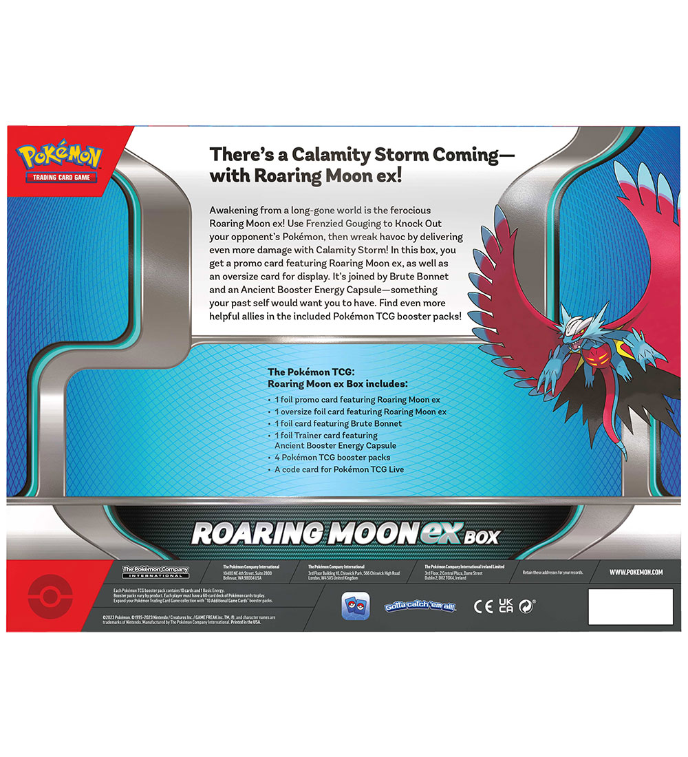 Pokémon Trading Card - Roaring Moon ex Box