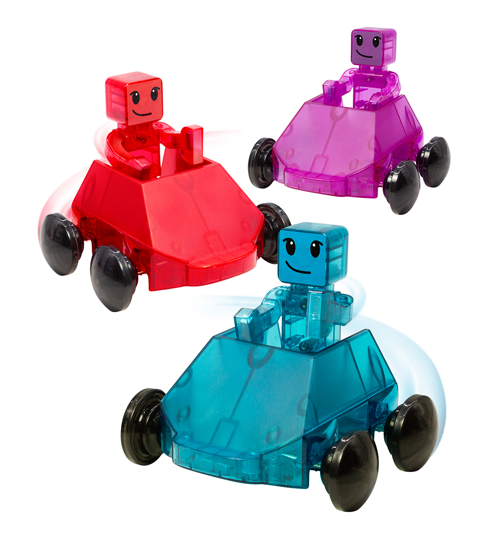 Magna-Tiles Magnet Set - Dashers - 6 Parts
