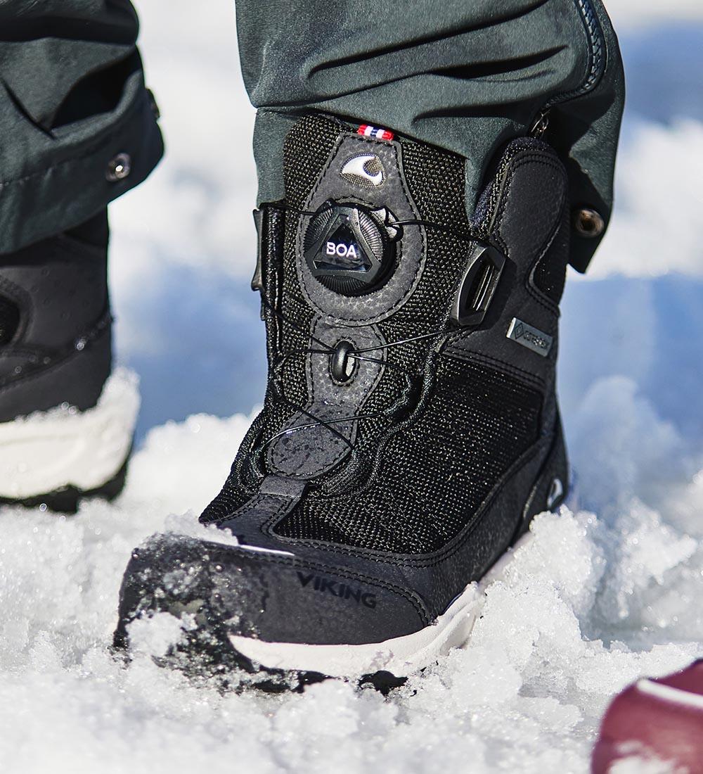 Viking Talvikengät - Tex - Bjork Warm GTX BOA - Musta