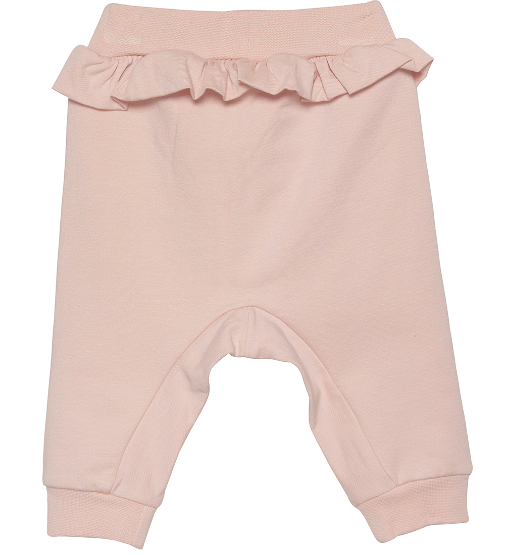Fixoni Sweatpants - Cameo Rose w. Ruffle