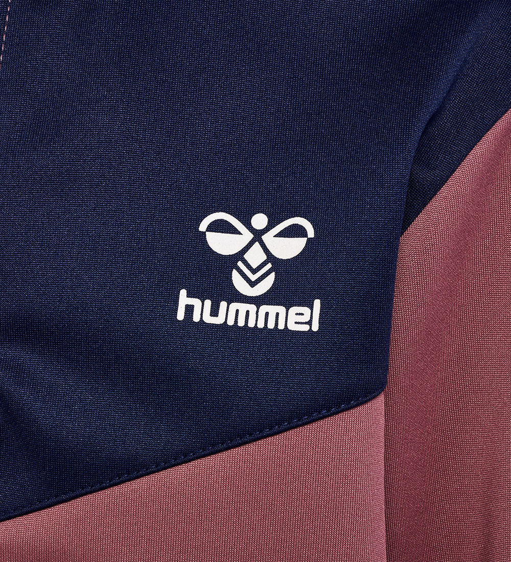 Hummel Cardigan - hmlMolin - Wehmtig Mauve/Navy