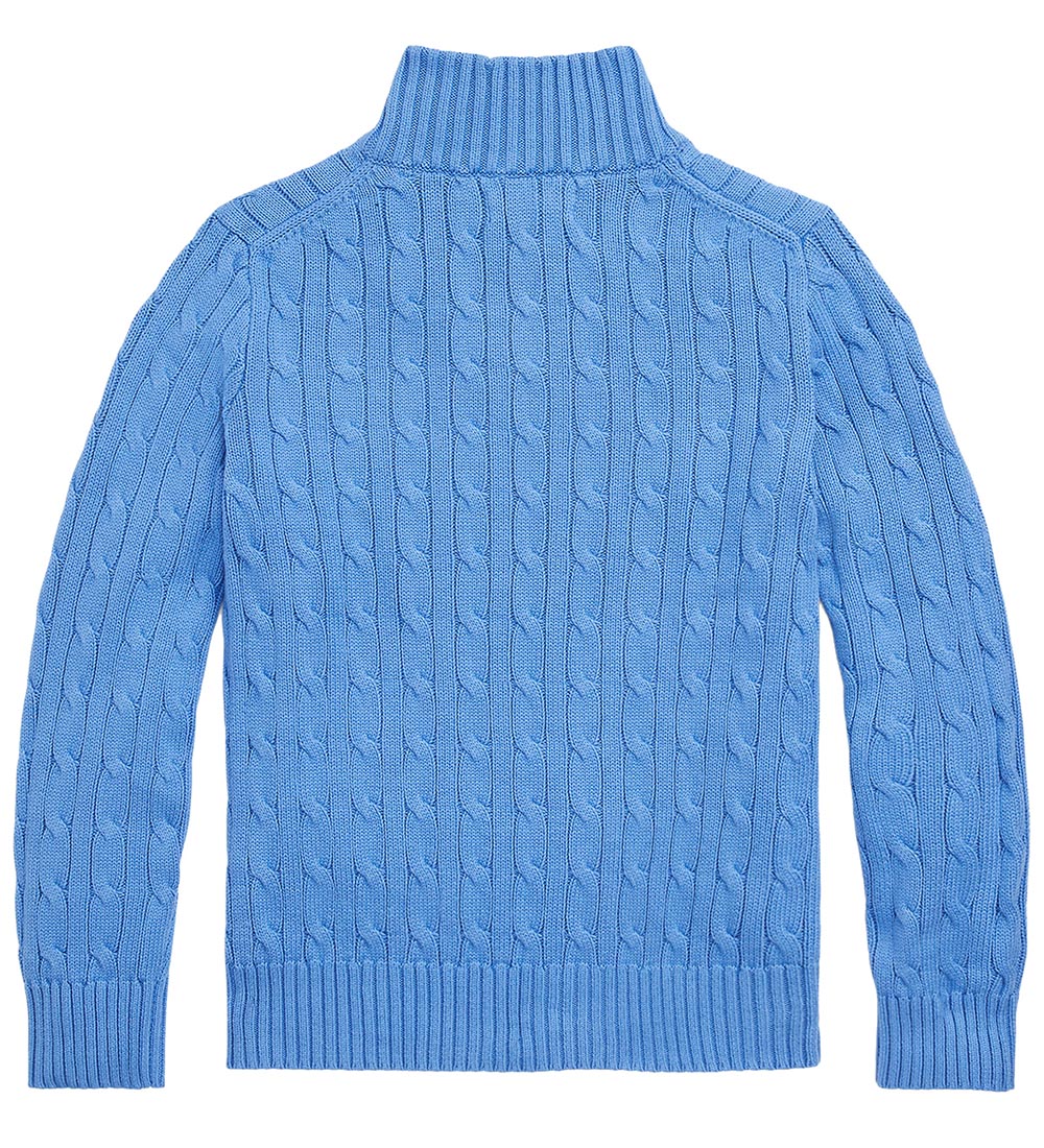 Blouse Polo Ralph Lauren - Tricoté - Summer Blue av. Fermeture é