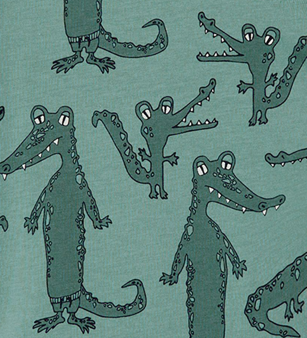 Name It Bodysuit l/s - NbmLassir - Trellis w. Crocodiles