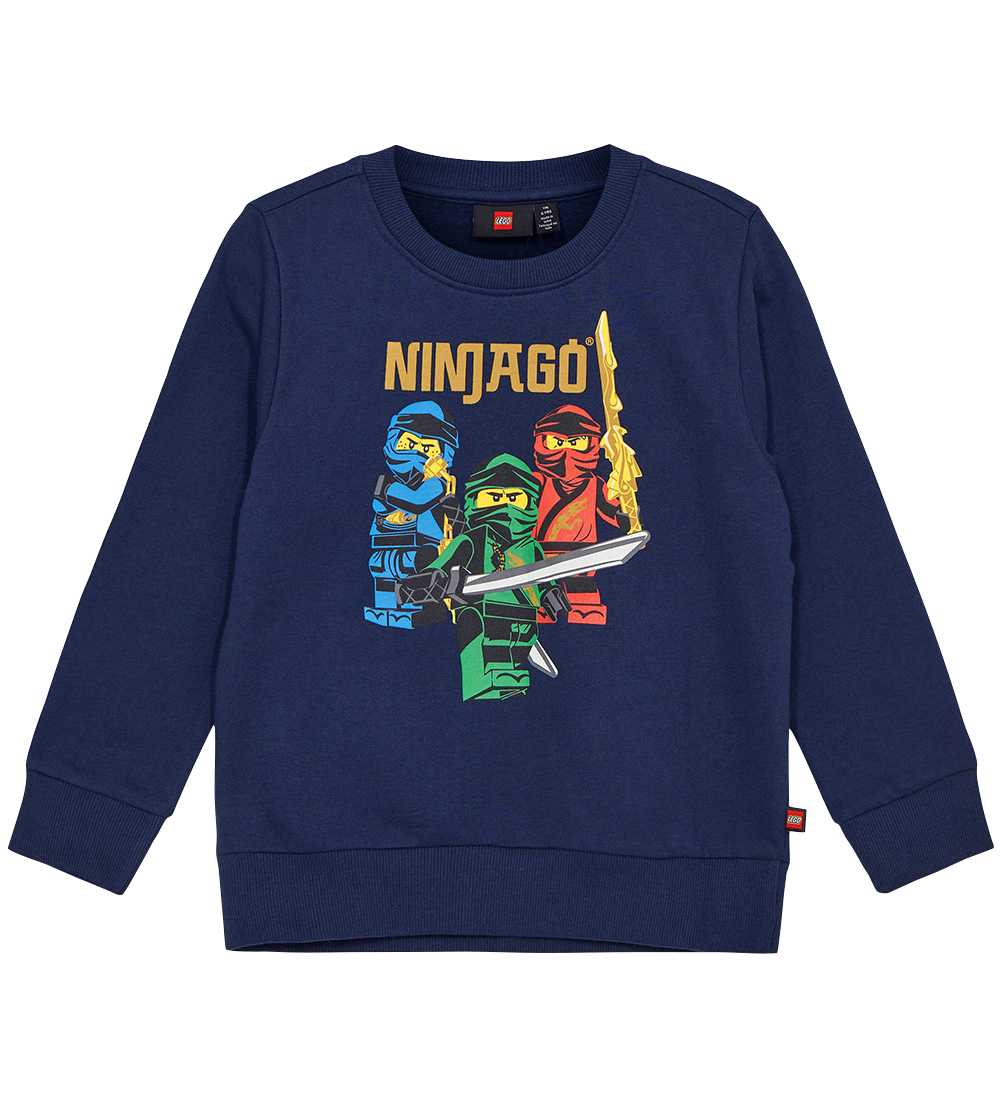 LEGO® Ninjago Sweatshirt - LWScout 101 - Dark Navy w. Ninjas