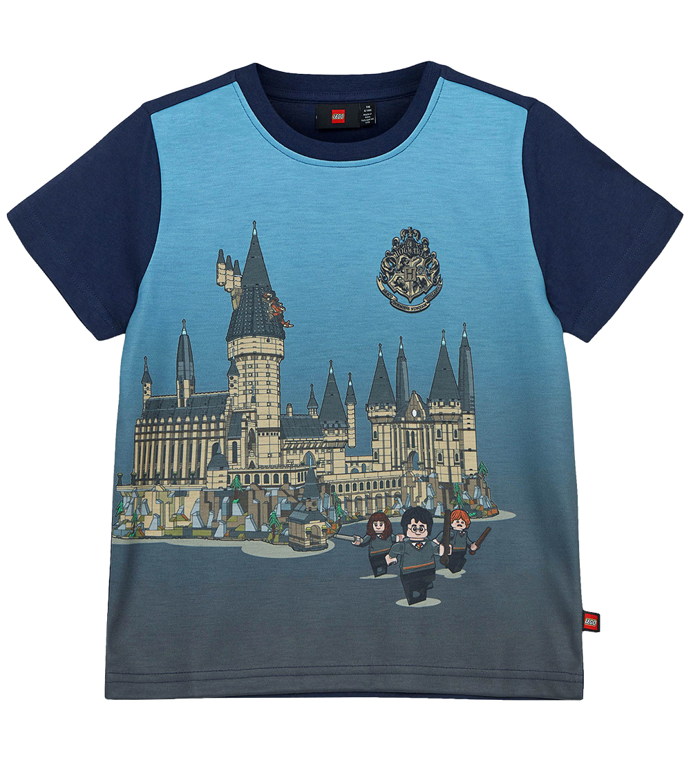 LEGO® Harry Potter T-shirt - LWTano 116 - Dark Navy w. Hogwarts
