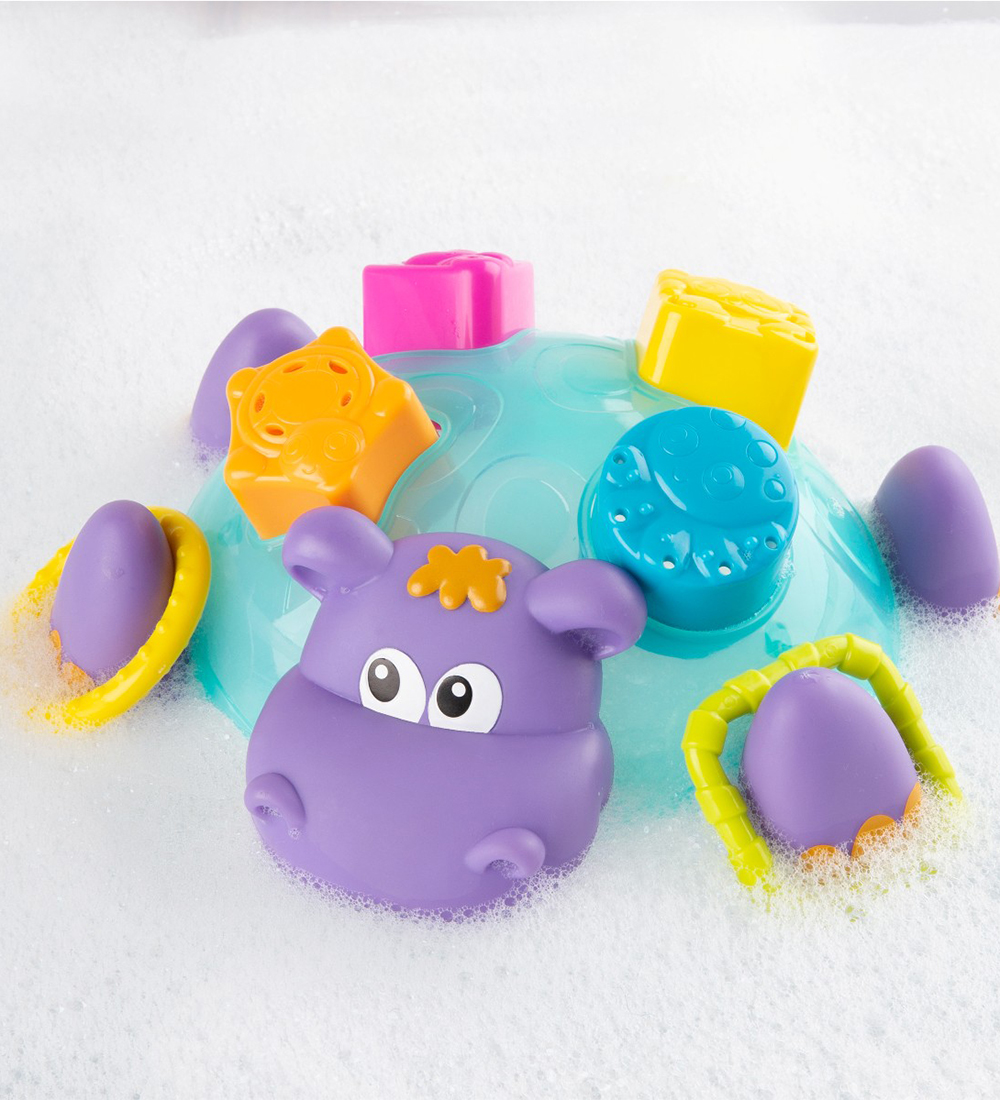 Playgro Bath Toy - Floating Hippo - Shape Sorter