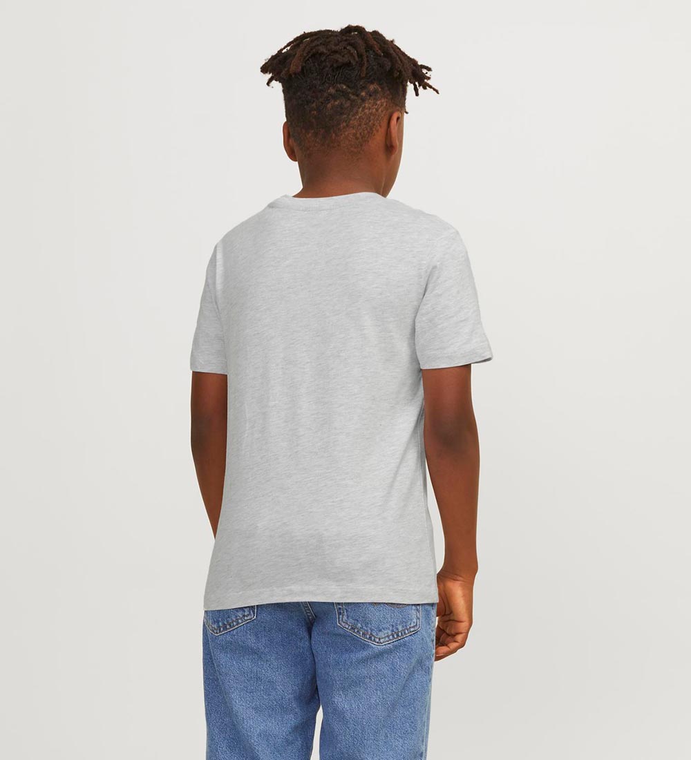 Jack & Jones T-shirt - JjeJosh - Noos - White Melange
