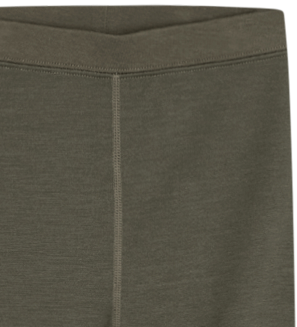 Hust and Claire Leggings - Wool/Bamboo - Laki - Teal Leaf