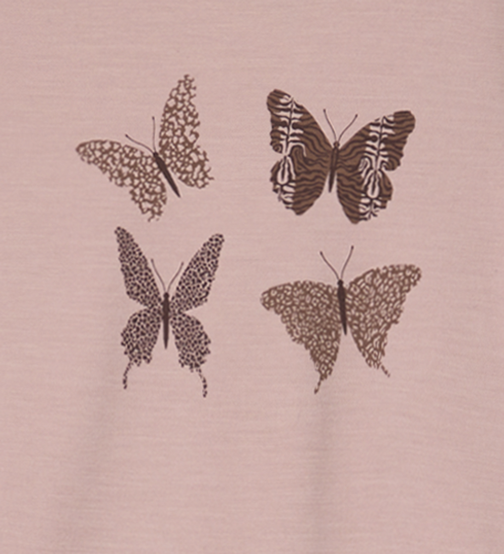 Hust and Claire Blouse - Wool/Bamboo - Abba - Shade Rose w. Summ