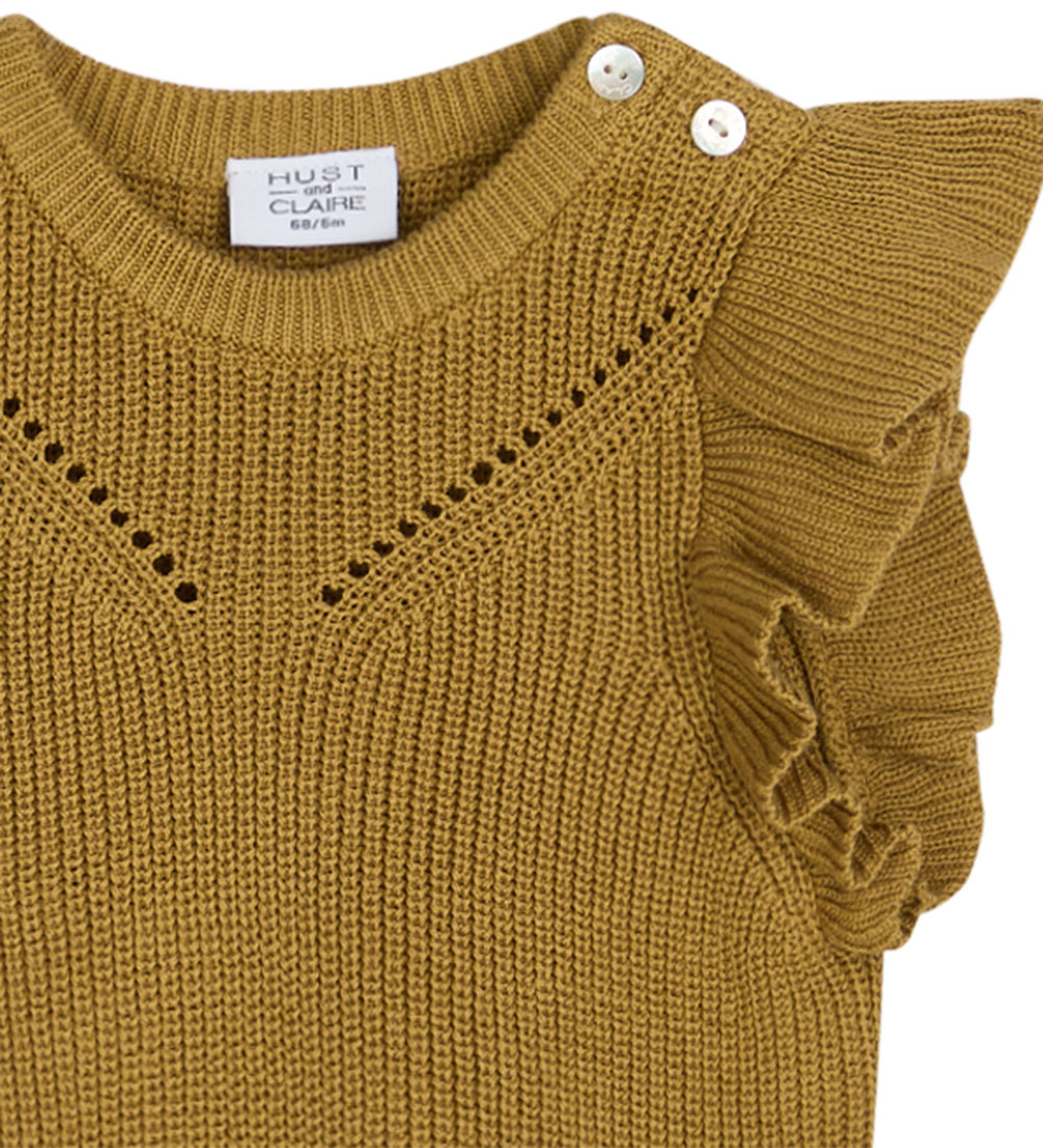 Hust and Claire Waistcoat - Nadiina - Knitted - Teak
